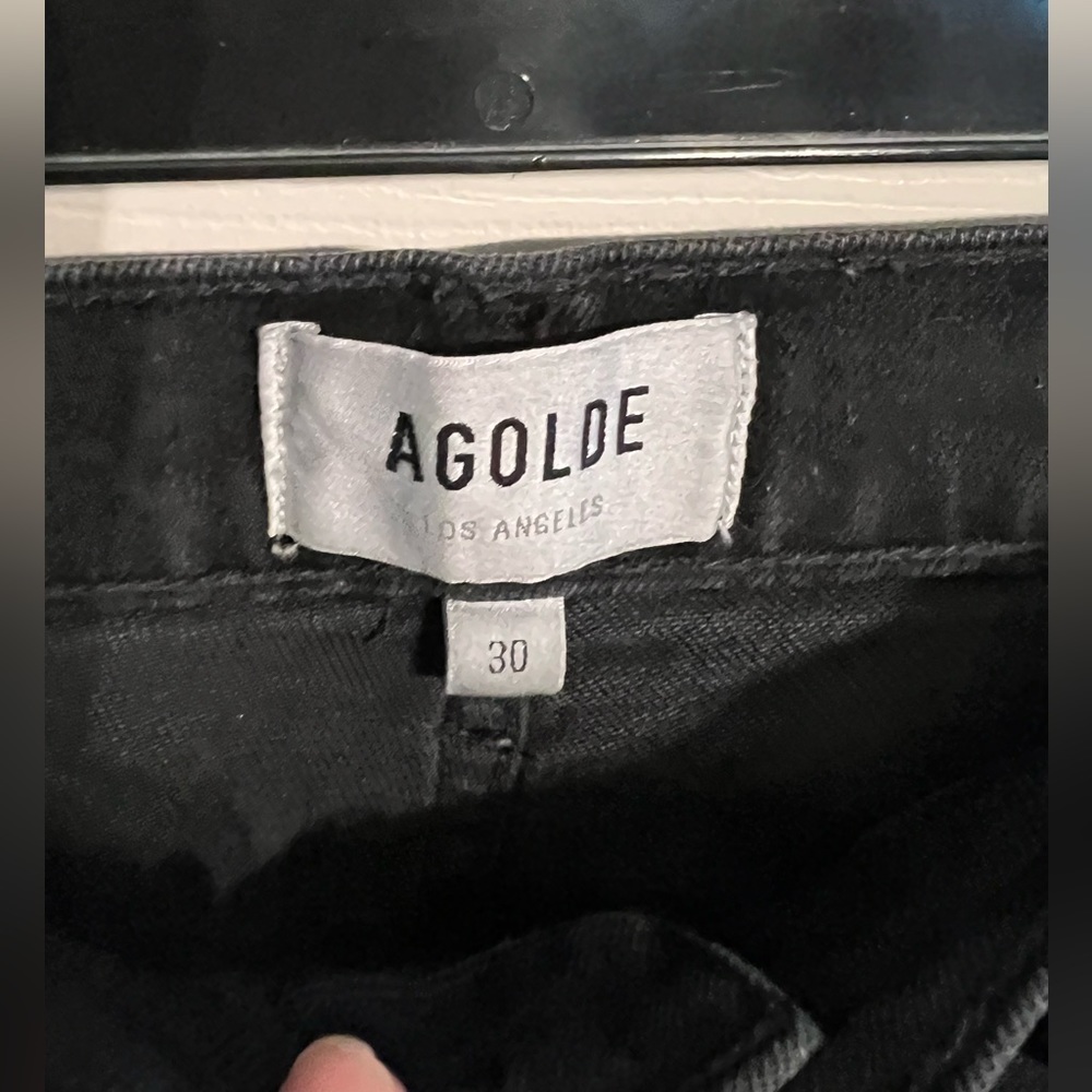 AGolde Riley black jeans